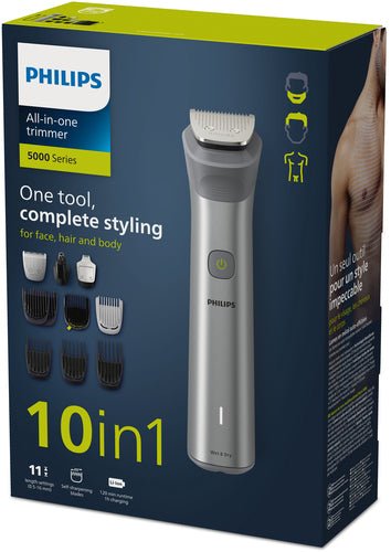 Philips Multigroom Series 5000 rasoio rifinitore all - in - one 10 in 1 per viso, testa e corpo MG5920/15 - puntoluceled