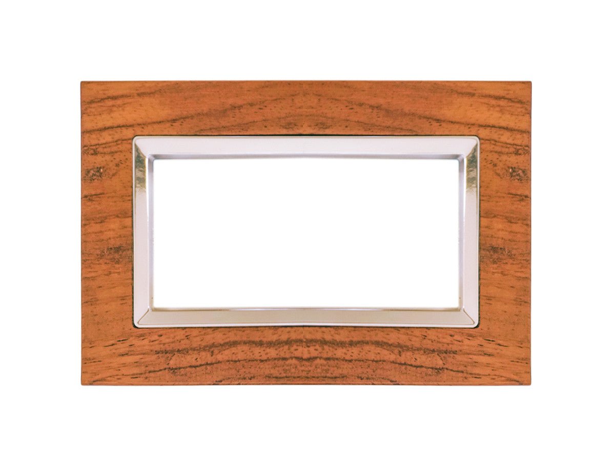 Placca Elegance Legno compatibile con Bticino Matix per supporto incasso - puntoluceled