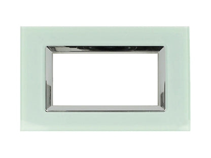 Placca Plexi Plexiglass effetto Vetro Lucido compatibile con Bticino Living Light - puntoluceled