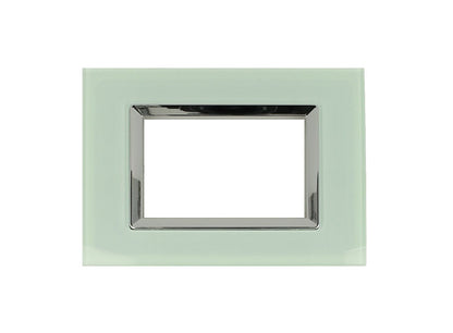 Placca Plexi Plexiglass effetto Vetro Lucido compatibile con Bticino Living Light - puntoluceled