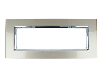 Placca Plexi Plexiglass effetto Vetro Lucido compatibile con Bticino Living Light - puntoluceled