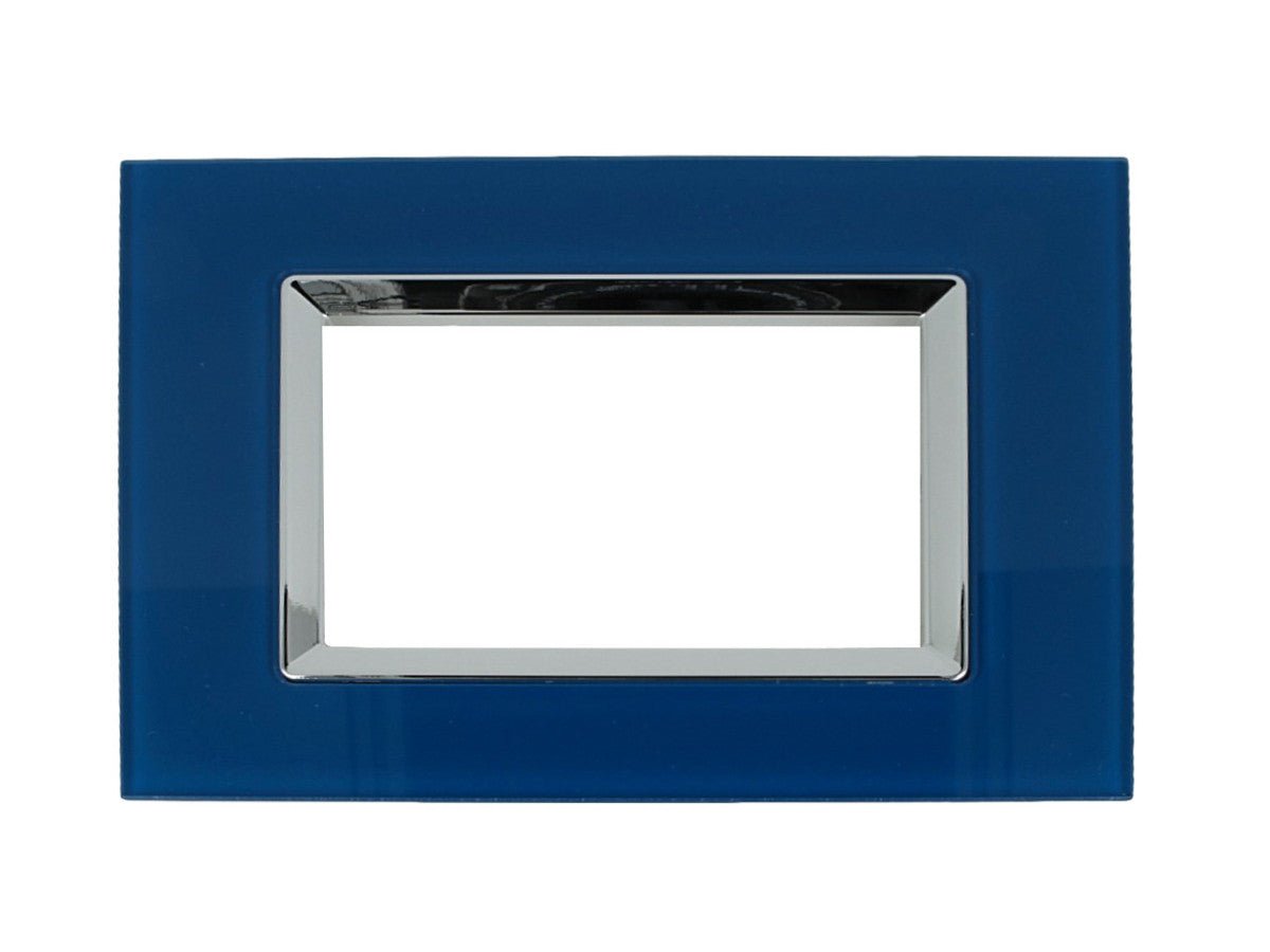 Placca Plexi Plexiglass effetto Vetro Lucido compatibile con Bticino Living Light - puntoluceled