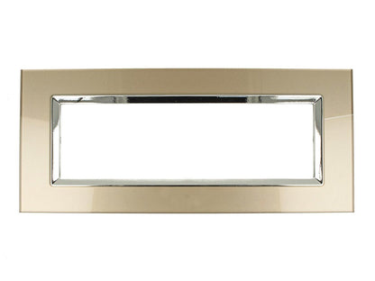 Placca Plexi Plexiglass effetto Vetro Lucido compatibile con Bticino Living Light - puntoluceled