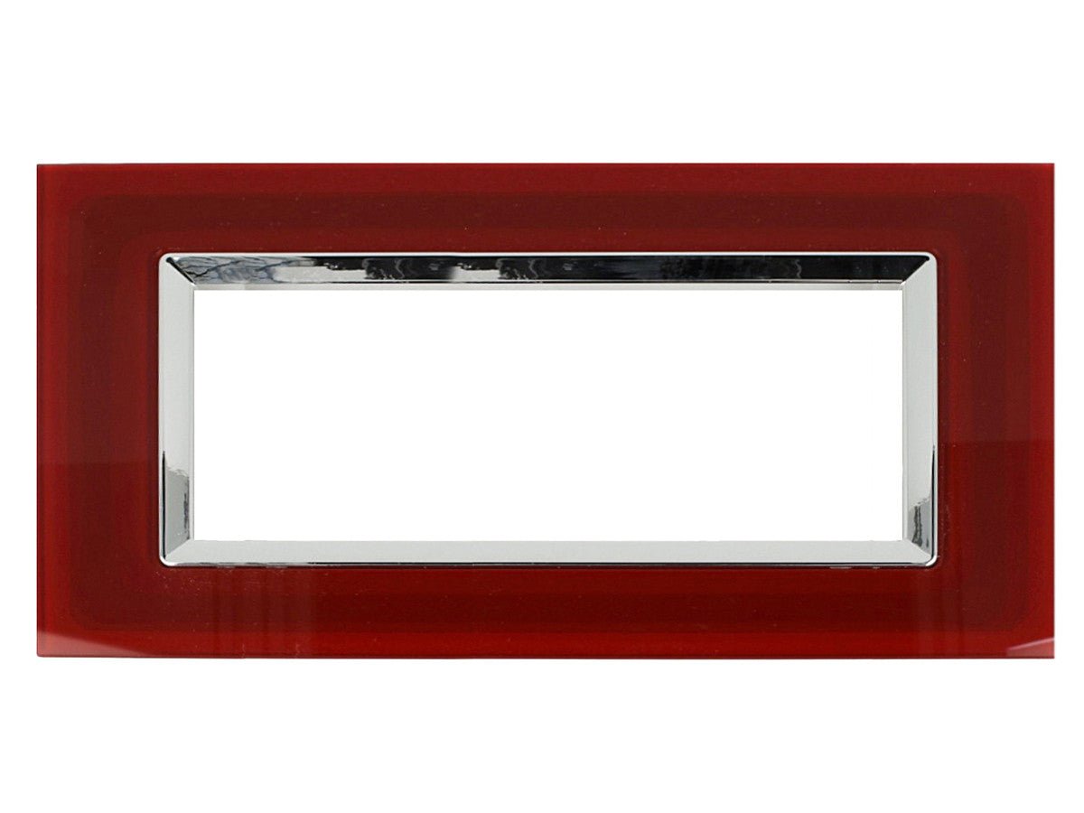 Placca Plexi Plexiglass effetto Vetro Lucido compatibile con Bticino Living Light - puntoluceled