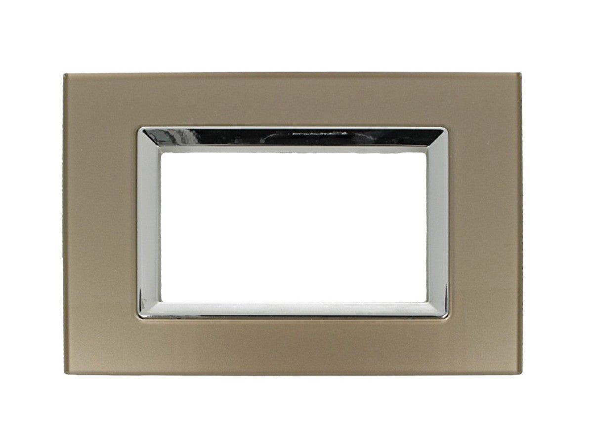 Placca Plexi Plexiglass effetto Vetro Lucido compatibile con Bticino Living Light - puntoluceled