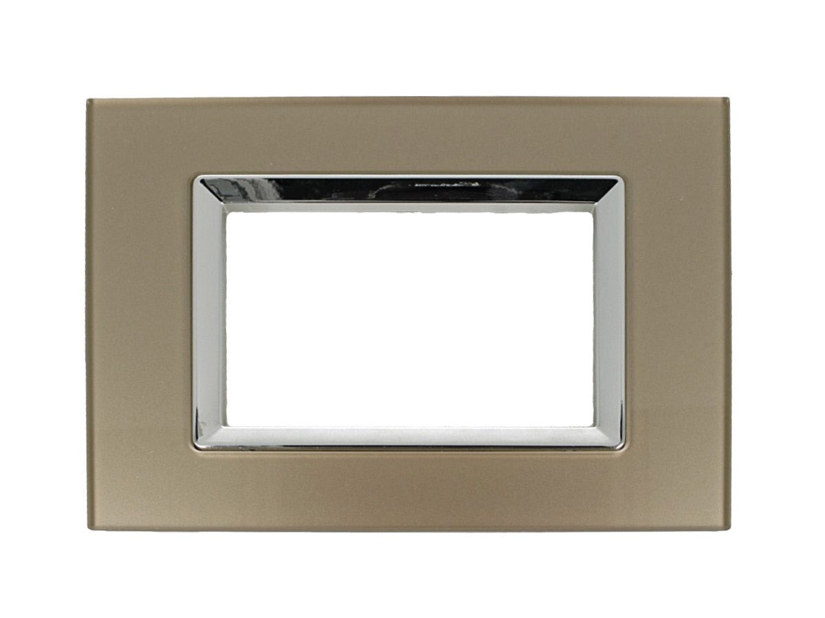 Placca Plexi Plexiglass effetto Vetro Lucido compatibile con Bticino Living Light - puntoluceled