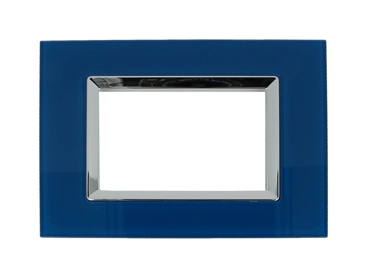 Placca Plexi Plexiglass effetto Vetro Lucido compatibile con Bticino Living Light - puntoluceled