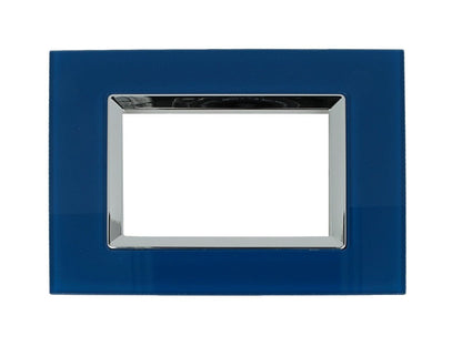 Placca Plexi Plexiglass effetto Vetro Lucido compatibile con Bticino Living Light - puntoluceled