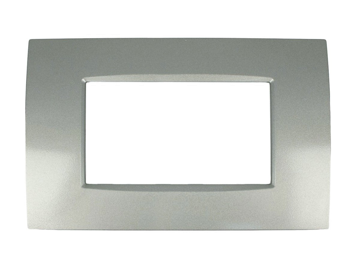 Placca Quadra Slim compatibile con Bticino Living Light incasso serie completa - puntoluceled