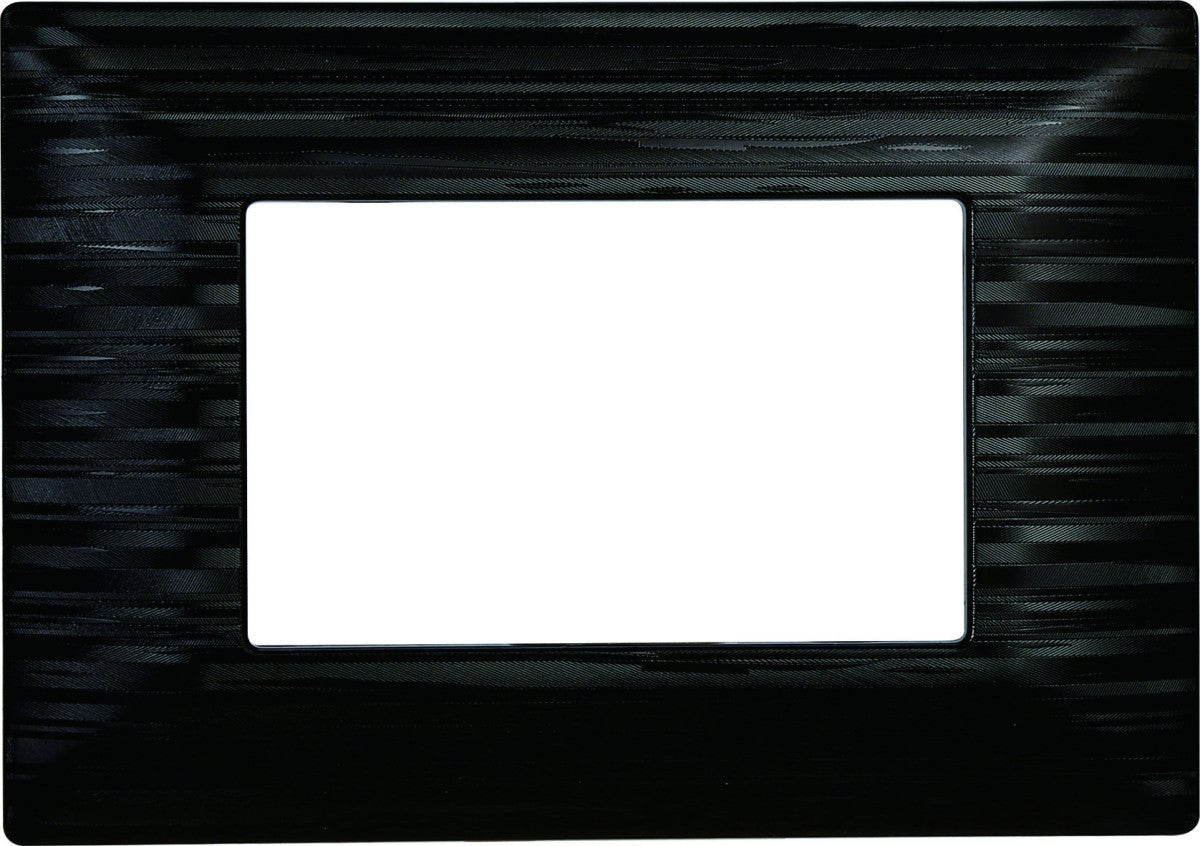 Placca Solar in metallo satinato compatibile con BTicino Matix - Cornice frontale da incasso