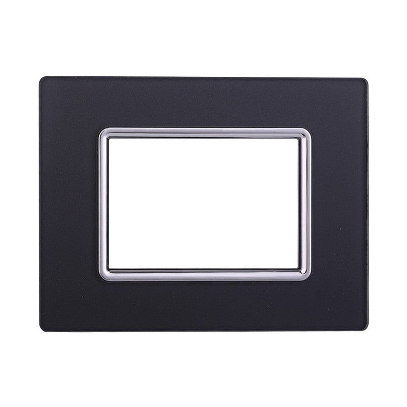 Placca Vetro Serie Space Compatibile con Bticino Living Light - puntoluceled