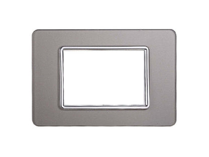 Placca Vetro Serie Starlight Compatibile Plana supporto muro incasso - puntoluceled