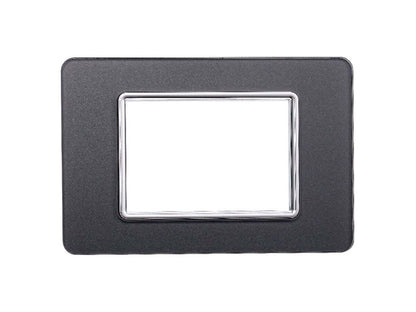 Placca Vetro Serie Starlight Compatibile Plana supporto muro incasso - puntoluceled