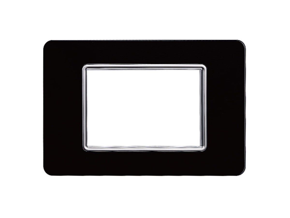 Placca Vetro Serie Starlight Compatibile Plana supporto muro incasso - puntoluceled