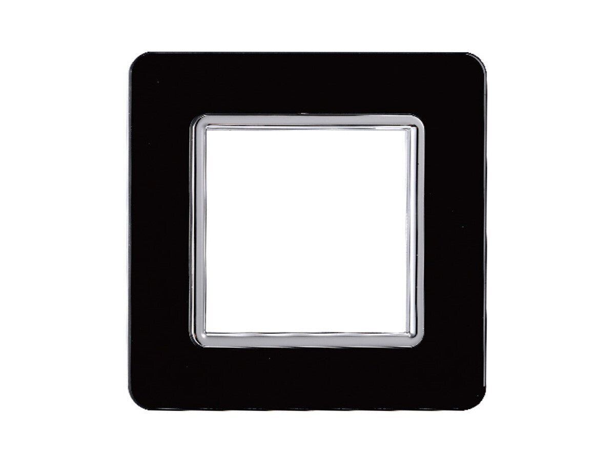 Placca Vetro Serie Starlight Compatibile Plana supporto muro incasso - puntoluceled