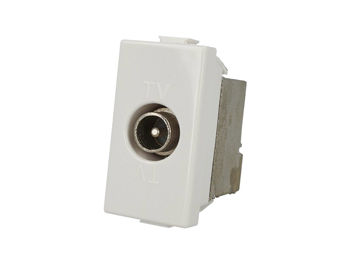 2 Prese TV Passanti Maschio Compatibili Bticino Matix - Per Impianti Civili - Foto 9