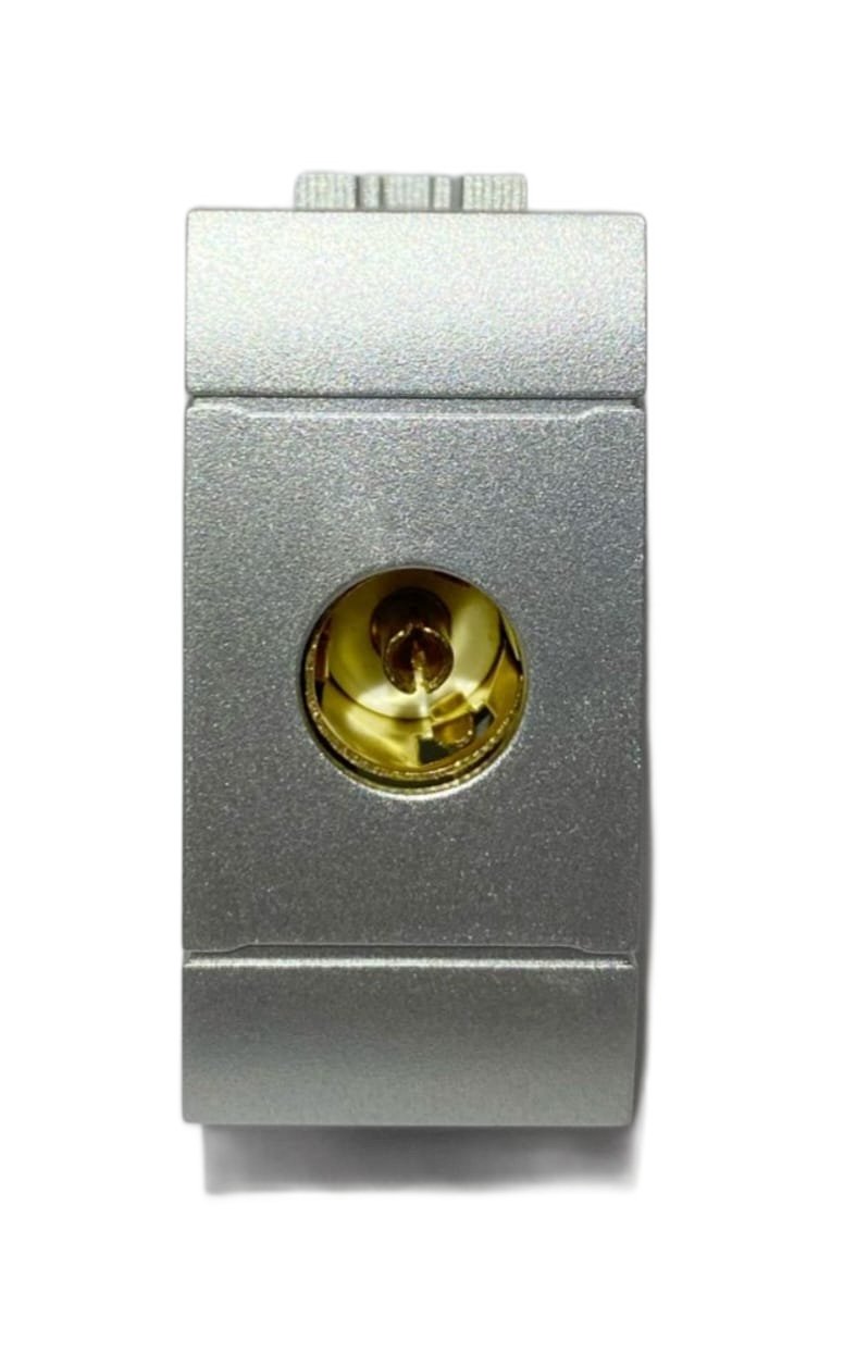 Presa TV coassiale femmina compatibile con BTicino Living Light e Living International