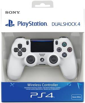 PS4 Dualshock 4 Glacier White V2 - puntoluceled