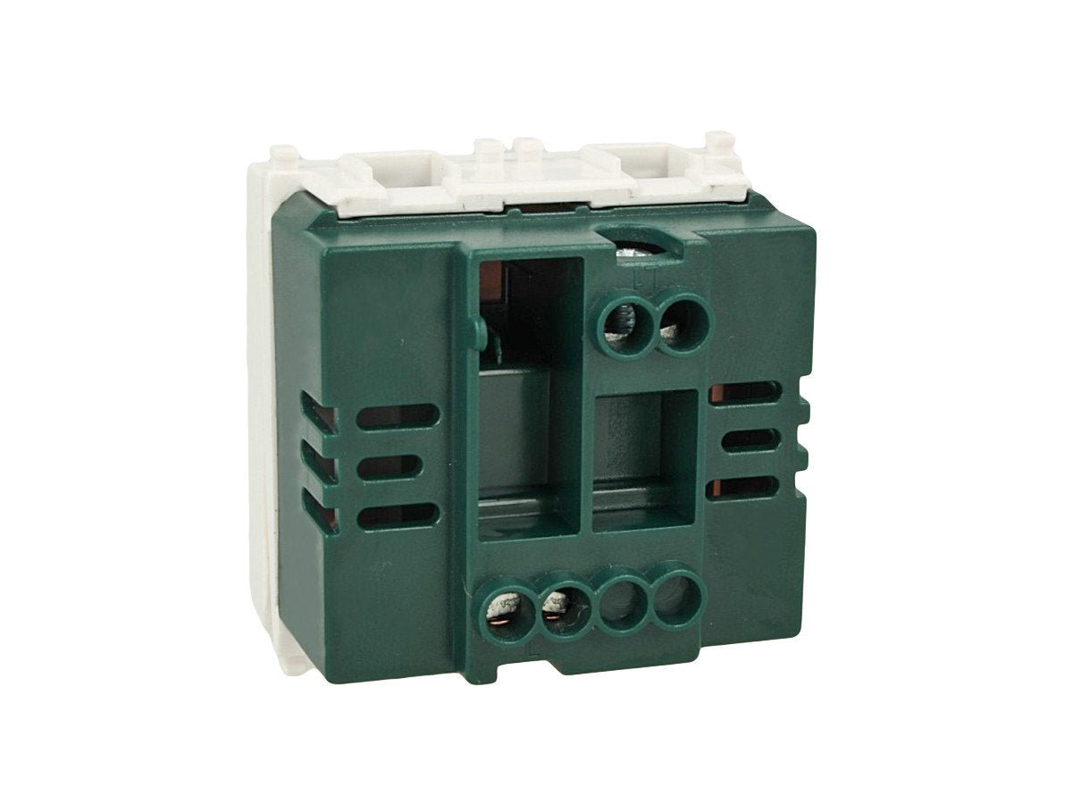 Pulsante Con Simbolo Campanello 1P 10A, Compatibile Con Bticino Living, Compatibile Con Vimar Plana (1 Pezzo, Bianco