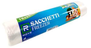 RMove 1Rotolo da 150 Sacchi Freezer 18x28cm Trasparenti - puntoluceled