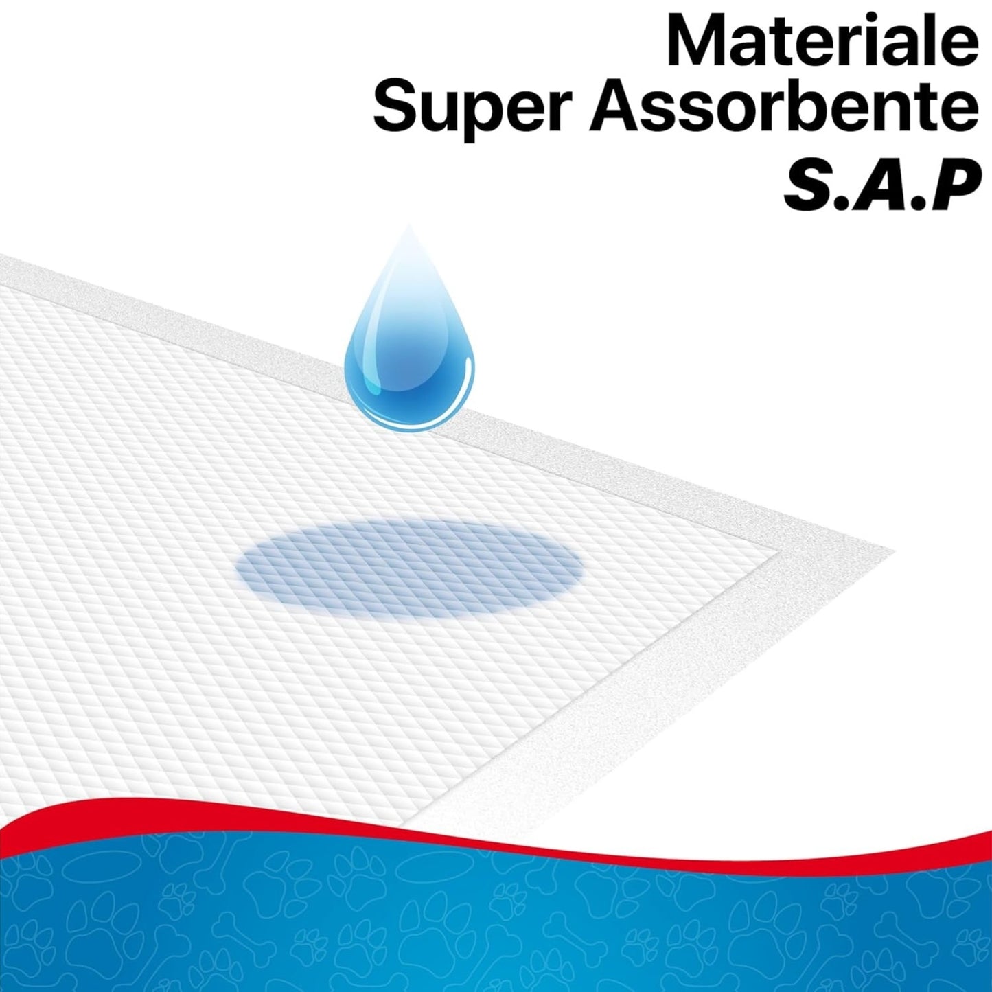 100 Pezzi (10 Confezioni da 10) Tappetini Igienici per Cani e Gatti 60x60 cm – Traversine Assorbenti Usa e Getta con SAP Super Assorbente, TNT Resistente, Fondo Impermeabile