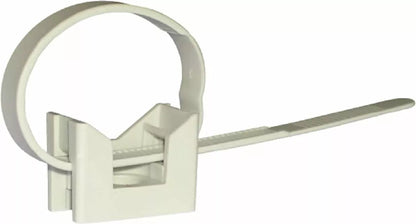 10 pezzi Fascetta con Base 16 A 32mm Per Fissaggio Tubi Protettivi Rigidi Plastica Metallo
