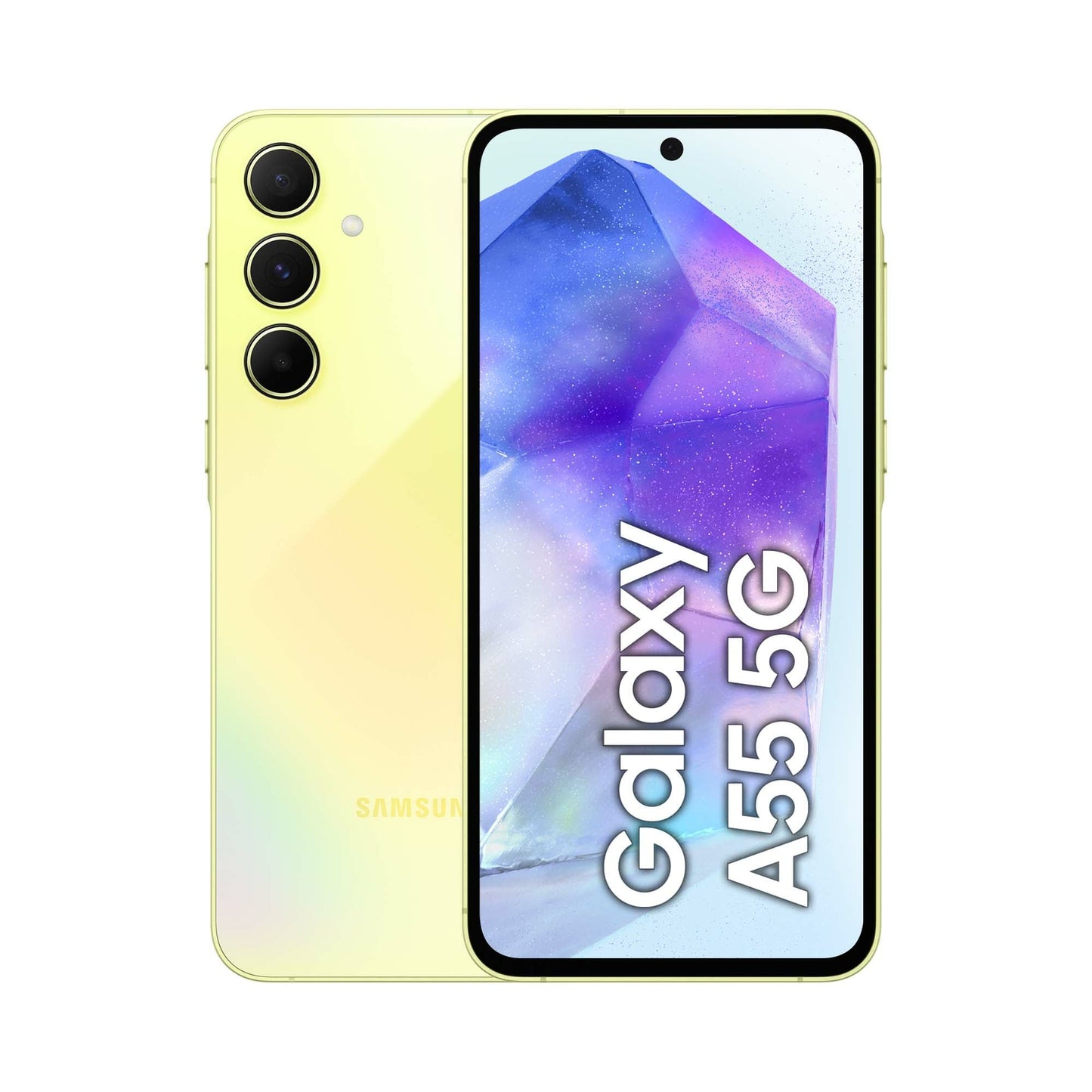 Samsung Galaxy A55 5G Display FHD+ Super AMOLED 6.6”, Android 14, 8GB RAM, 128GB, Dual SIM, Batteria 5.000 mAh, Awesome Lemon - puntoluceled