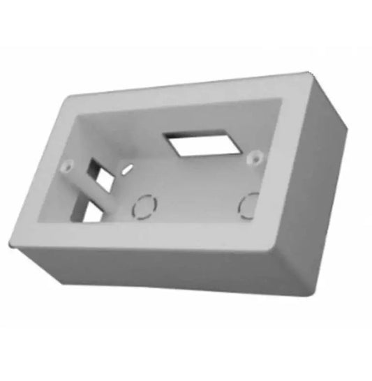 Scatola da parete monoblocco montaggio esterno universale colore bianco IP40 - puntoluceled