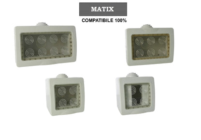 Scatola portafrutto Impermeabile IDROBOX IP55 compatibile con Bticino Matix