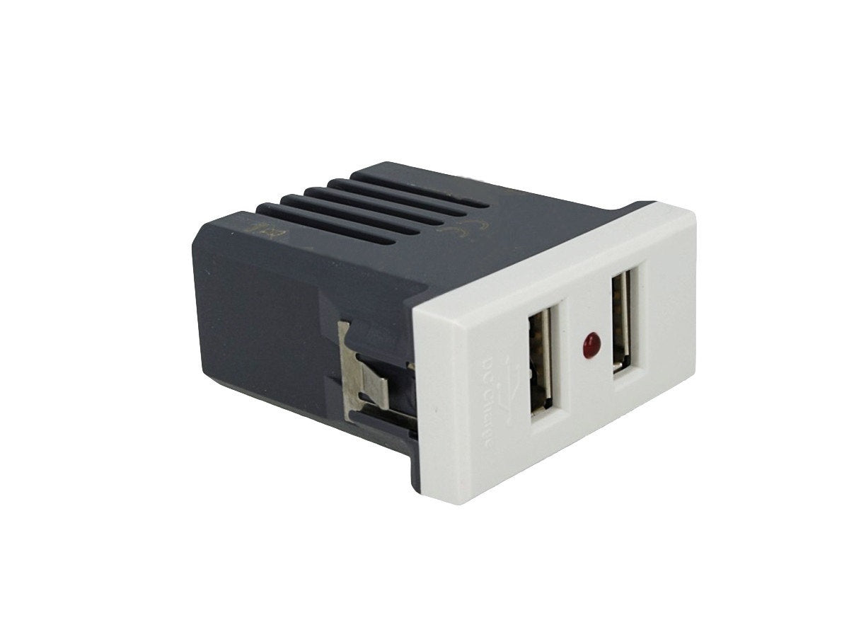 Modulo caricatore 2 USB doppio compatibile con Bticino Axolute