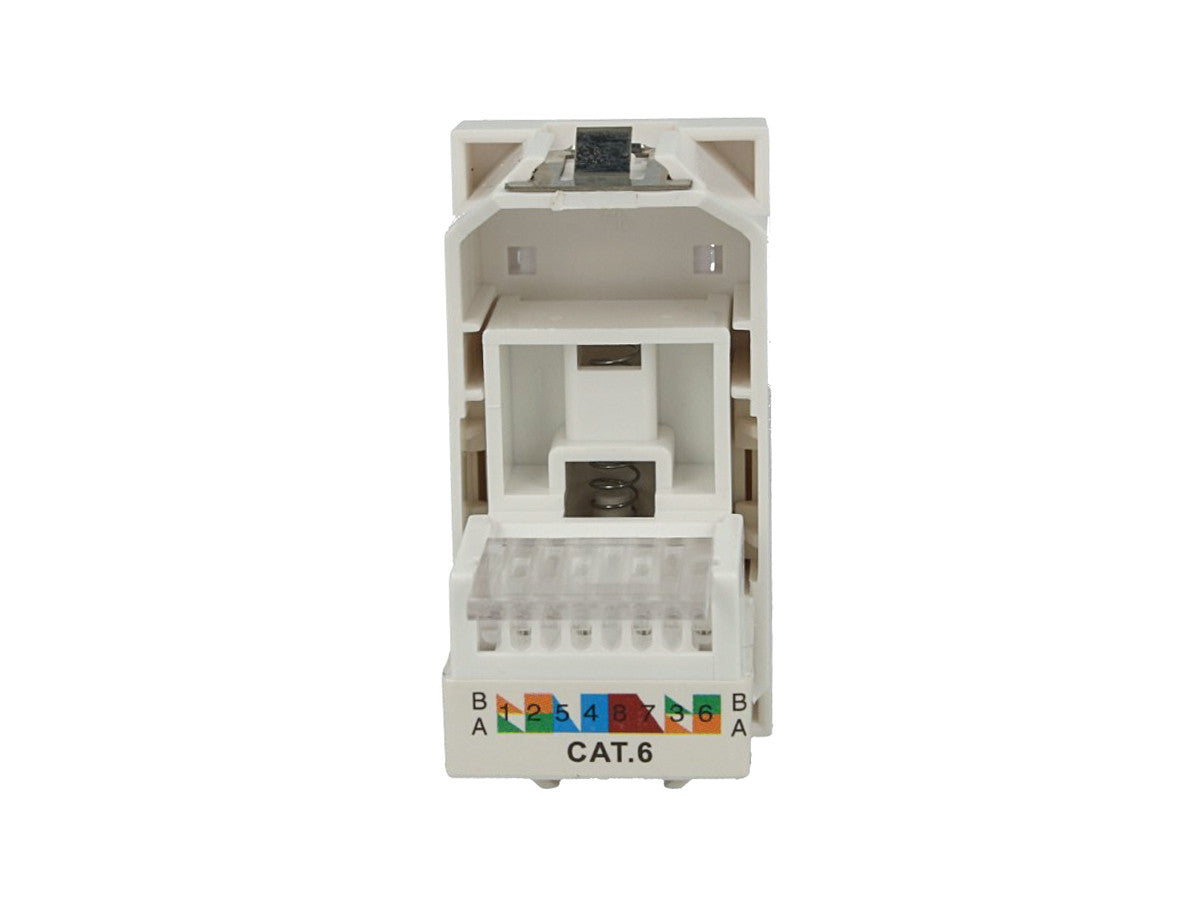 Presa Dati Lan UTP RJ45 CAT6 con coperchio Compatibile con Bticino Axolute