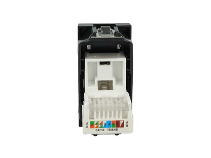 Presa Dati Lan UTP RJ45 CAT5E con Coperchio Compatibile con Bticino Axolute