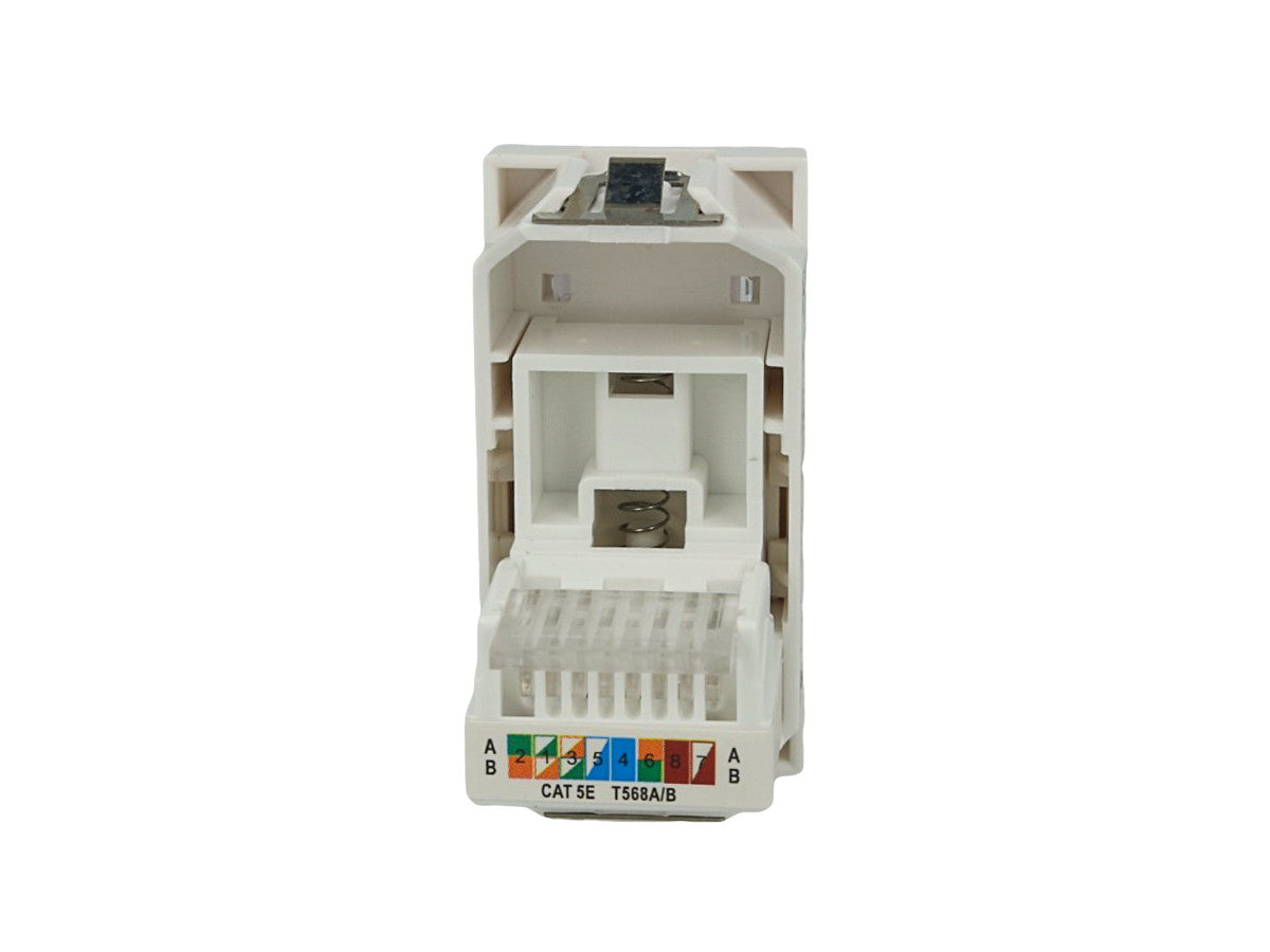 Presa Dati Lan UTP RJ45 CAT5E con Coperchio Compatibile con Bticino Axolute