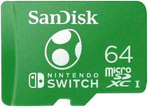 Switch Micro SDXC SanDisk 64GB for Nintendo Switch Yoshi - puntoluceled