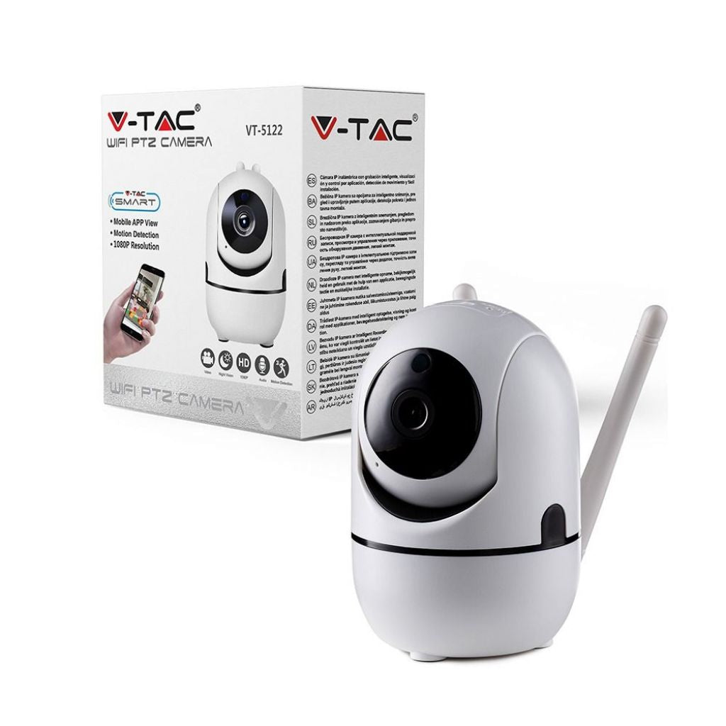 Telecamera Videosorveglianza Interno 2MP 1080px IP WiFi Orientabile PTZ - puntoluceled