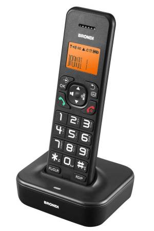 Telefono Cordless Brondi Bravo Star Nero - puntoluceled