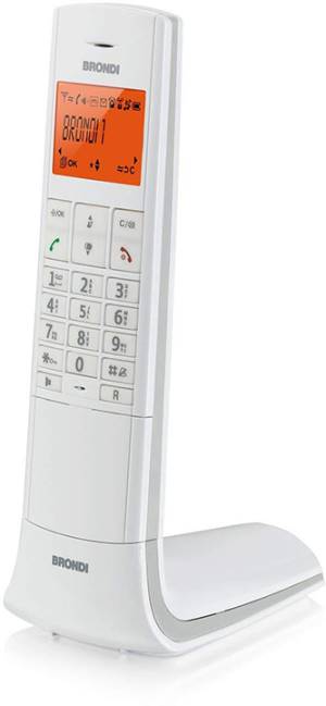 Telefono Cordless Brondi Lemure Bianco - puntoluceled